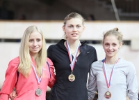 Russian Indoor Championships 2014, Moscow, RUS. 3 Day. Triple Jump. Olga Salomatina, Natalya Yevdokimova, Darya Nelovko