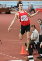 Russian Indoor Championships 2014, Moscow, RUS. 3 Day. Long Jump. Semyen Popov