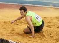 Russian Indoor Championships 2014, Moscow, RUS. 3 Day. Long Jump. Fyedor Kiselkov