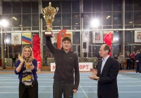 Ivan Ukhov. Winner Moscow up 2014. With Valentin Balakhnichyev and Svetlana Masterova