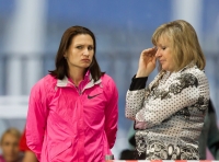 Natalya Nazarova. With coach. Lyudmila Fedoriva