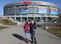 World Indoor Championships 2014, Sopot. Yekaterina Kiseleva and Yevgeniya Zhdanova