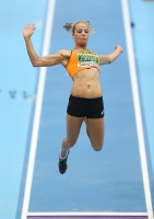 World Indoor Championships 2014, Sopot. 1 Day. Pentathlon - women. Long Jump. Nadine Broersen, NED