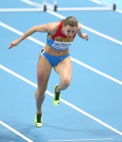 World Indoor Championships 2014, Sopot. 1 Day. 60 Metres Hurdles - women. Ekaterina Galitskaia, RUS