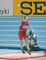World Indoor Championships 2014, Sopot. 1 Day. Heptathlon. Shot Put. Andrei Krauchanka, BLR