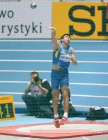 World Indoor Championships 2014, Sopot. 1 Day. Heptathlon. Shot Put. Oleksiy Kasyanov. UKR