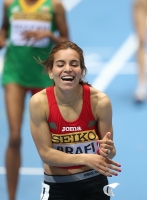 World Indoor Championships 2014, Sopot. 1 Day. 1500 Metres - women. Heat. Rababe Arafi, MAR