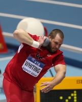 World Indoor Championships 2014, Sopot. 1 Day. Shot Put Champion. Ryan Whiting, USA