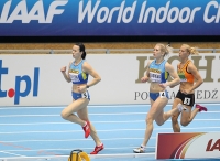 World Indoor Championships 2014, Sopot. 1 Day. Pentathlon - women. 800 Metres.   (), Alina Fodorova, UKR, Nadine Broersen, NED