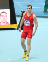 World Indoor Championships 2014, Sopot. 1 Day. Heptathlon - men. High Jump. Andrei Krauchanka, BLR