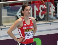 World Indoor Championships 2014, Sopot. 1 Day. 400 Metres - women. Semi-final. Denisa Rosolová, CZE