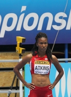 World Indoor Championships 2014, Sopot. 1 Day. 400 Metres - women. Semi-final. Joanna Atkins, USA