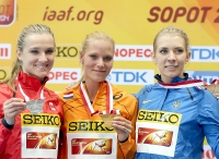 World Indoor Championships 2014, Sopot. 1 Day. Pentathlon Champion. Nadine Broersen, NED, Silver Brianne Theisen Eaton, CAN. Bronza Alina Fodorova, UKR
