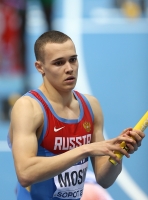 World Indoor Championships 2014, Sopot. 2 Day. 4x400 metres Relay - men. Heats. Lev Mosin