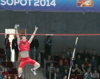 World Indoor Championships 2014, Sopot. 2 Day. Pole Vault. Heptathlon. Andrei Krauchanka, BLR