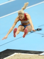 World Indoor Championships 2014, Sopot. 2 Day. Long Jump - women. Qualification. Darya Klishina, RUS