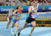 World Indoor Championships 2014, Sopot. 2 Day. 4x400 Metres Relay - women. Heats
