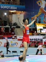 World Indoor Championships 2014, Sopot. 2 Day. High Jump - men. Qualification. Yu Wang, CHN