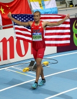World Indoor Championships 2014, Sopot. 2 Day. Heptathlon Champion Ashton Eaton, USA
