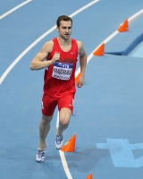 World Indoor Championships 2014, Sopot. 2 Day. 1000 Metres - Men. Heptathlon. Andrei Krauchanka, BLR