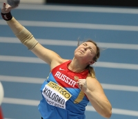 World Indoor Championships 2014, Sopot. 2 Day. Shot Put - Women. Final. Evgeniia Kolodko, RUS