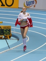 World Indoor Championships 2014, Sopot. 2 Day. High Jump Champion Kamila Licwinko, POL