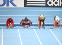 World Indoor Championships 2014, Sopot. 2 Day. 60 Metres - men. Final. Femi Ogunode, QAT