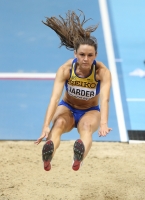 World Indoor Championships 2014, Sopot. Day 3. Long Jump - Women. Final. Erica Jarder, SWE