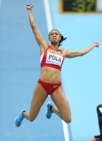 World Indoor Championships 2014, Sopot. Day 3. Long Jump - Women. Final. Tori Polk, USA