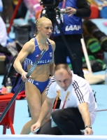 World Indoor Championships 2014, Sopot. Day 3. Pole Vault - Women. Final. Nikoléta Kiriakopoúlou, GRE
