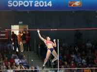 World Indoor Championships 2014, Sopot. Day 3. Pole Vault - Women. Final. Bronza Medallist Jirina Svobodová, CZE