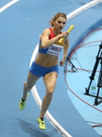 World Indoor Championships 2014, Sopot. Day 3. 4x400 Metres Relay - Women. Final. Alyena Tamkova