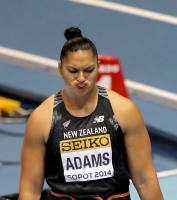 Valerie Adams. World Indoor Champion 2014, Sopot