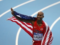 Bernard Lagat. 3000 m World Indoor Silver Medallist 2014