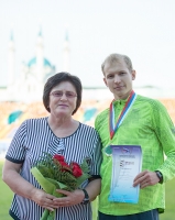 Yegor Nikolayev. Russian Championships 2014/ With coach Tatyana Senchenko