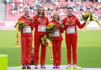 Marina Panteleyeva. 4100m Bronze European Championships 