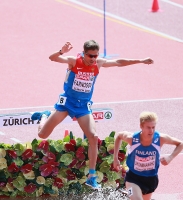 European Athletics Championships 2014 /Zurich, SUI. Day 1. 3000m Steeplechase Men Qualifying Rounds. Andrey Farnosov