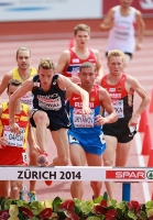 European Athletics Championships 2014 /Zurich, SUI. Day 1. 3000m Steeplechase Men Qualifying Rounds. Ivan Lukyanov