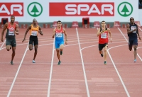 European Athletics Championships 2014 /Zurich, SUI. Day 2. 400m Men Semifinals. Maksim Dyldin