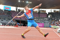 European Athletics Championships 2014 /Zurich, SUI. Day 3. Javelin Throw Men Qualifying Rounds. Valeriy Iordan