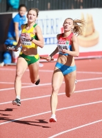European Athletics Championships 2014 /Zurich, SUI. Day 5. 4 x 400m Relay Women Qualifying Round. Mariya Mikhaylyuk
