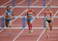 European Athletics Championships 2014 /Zurich, SUI. Day 5. 400m Hurdles Women Final. Irina Davydova
