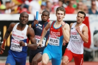 European Athletics Championships 2014 /Zurich, SUI. Day 6. 4 x 400m Relay Final