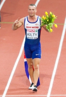 Richard Killty. 60 m European Indoor Champion 2015, Praha
