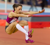 Yekaterina Koneva. Long Jump Russian Winter Winner 2015