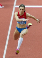 Yekaterina Koneva. Triple Jump European Indoor Champion 2015
