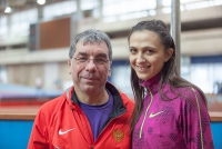 Mariya Kuchina. With coach Gabrilyan Gennadiy Garikovich