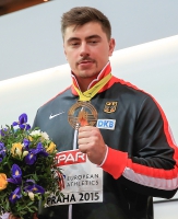David Storl. Shot European Indoor Champion 2015, Praha