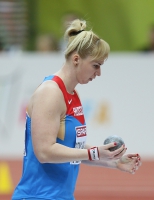 Prague 2015 European Athletics Indoor Championships. Thursday, 5 March. Shot Put Women Qualifying Rounds. Anastasiya PODOLSKAYA, RUS