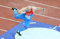 Prague 2015 European Athletics Indoor Championships. Shot Put Men Qualifying Rounds. Maksim Sidorov, RUS